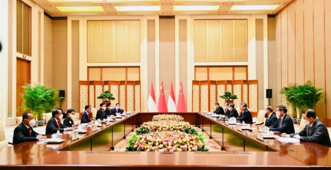 Dok. kegiatan pertemuan presiden di china
