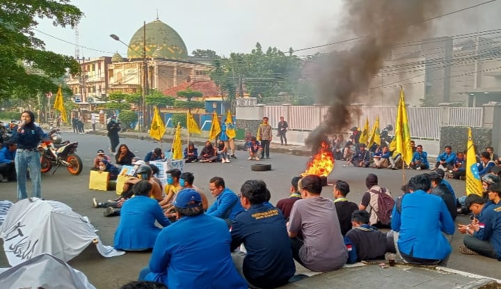 Tolak Kenaikan BBM, PMII Kota Bogor Turun Kejalan