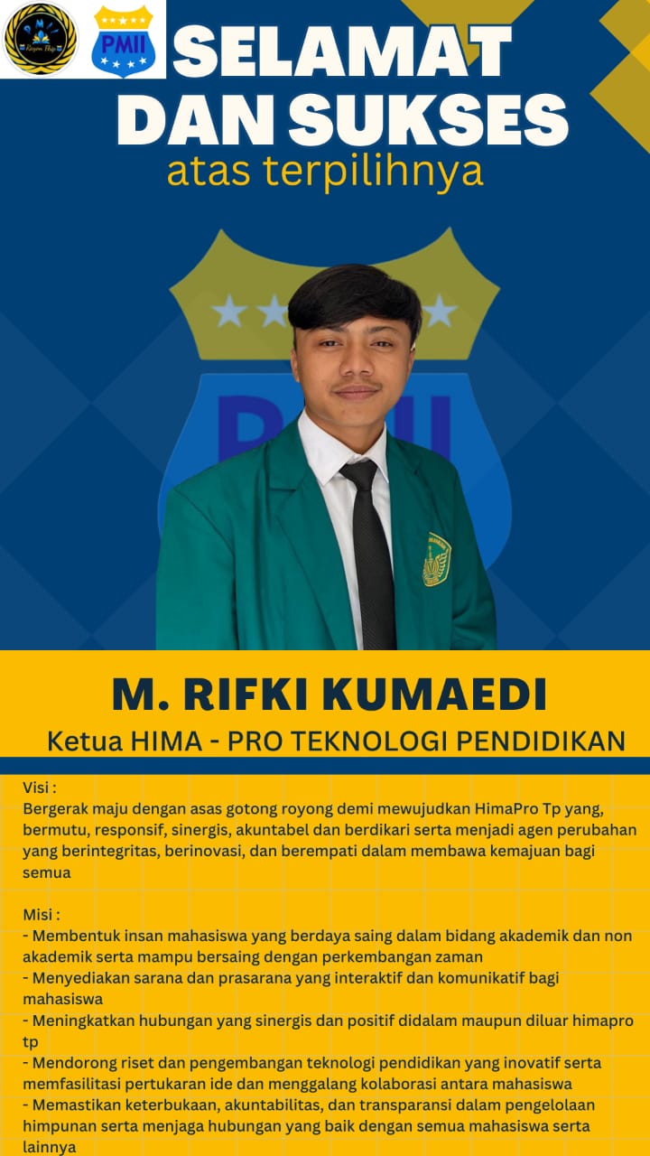 Terpilih Secara Aklamasi, Muhammad Rifki Pimpin Himpunan Teknologi Pendidikan UIKA Bogor