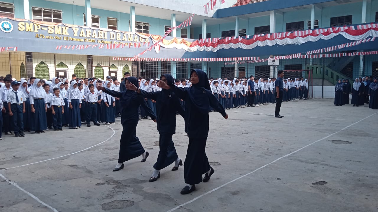 SMP Yafahi Dramaga Gelar Upacara Kemerdekaan dengan Semangat Nasionalisme