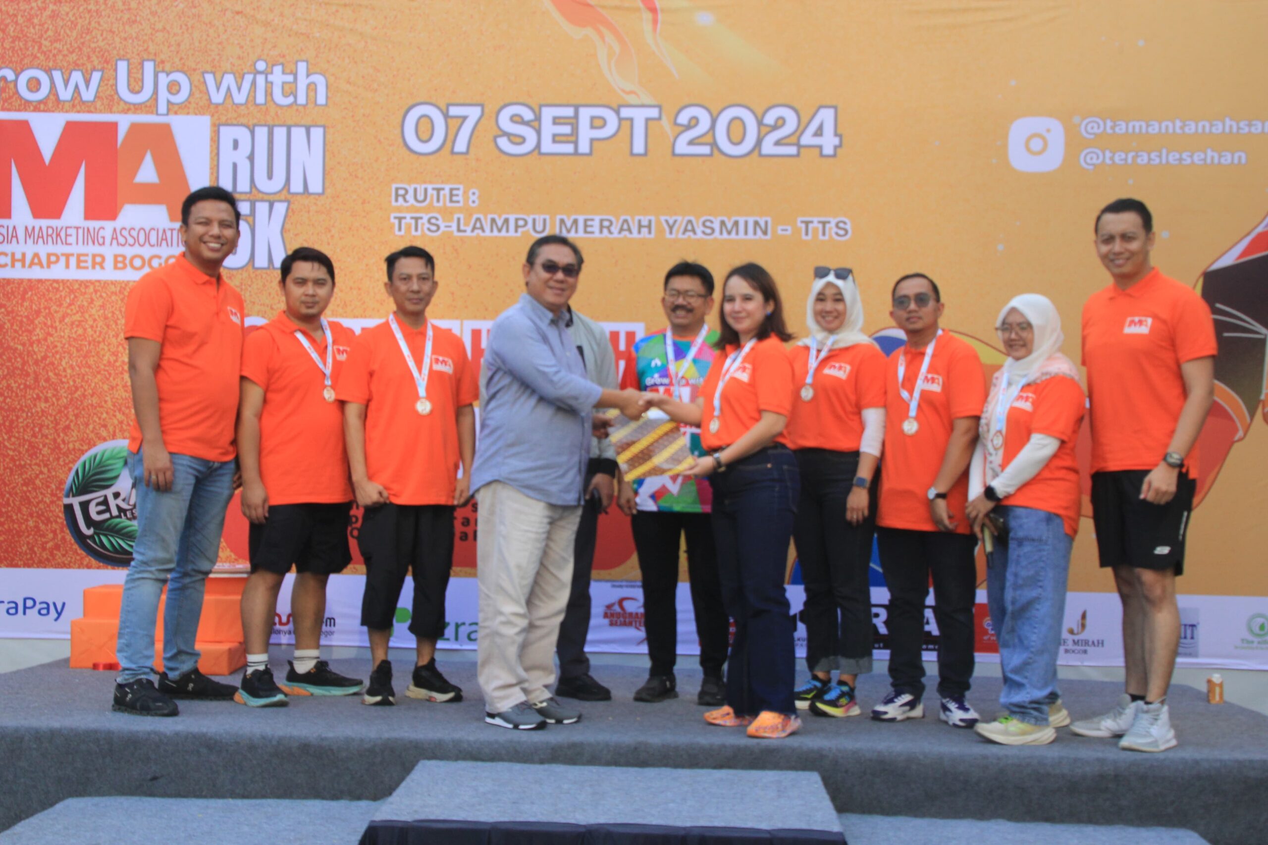 Keseruan Acara "IMA Run 5 K" UMKM Tumbuh, Indonesia Maju